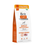 Brit Care Hypoallergénique Adulte Medium à l'Agneau et au Riz 12kg+2kg