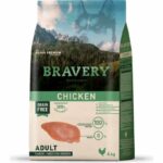 BRAVERY Adult Medium & Large Sans Céréales Poulet 4kg
